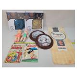 Seed Sack, Comics, Vintage Dolls, Lumiz Lights