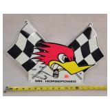 MR Horse Power Tin Road Runner Sign 18x12