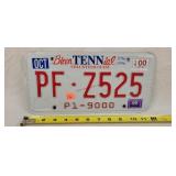 2000 Tennessee bicentennial License Plate - Metal