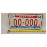1976 Nebraska Bicentennial License Plate