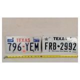 '93 Texas Metal & Aluminum License Plates