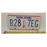 New York Liberty License Plate - Aluminum
