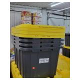 4- 27 Gallon Used Stackable Storage Totes