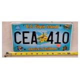 US Virgin Islands License Plate - Aluminum