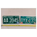 1979 Iowa Truck & Mahaska License Plates