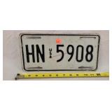 USA HN5908 License Plate
