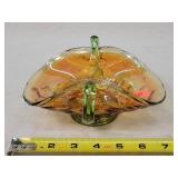 Green Iridescent Bonbon Bowl