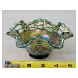 Basketwaleave Open Edge Ruffle Green Basket 5'