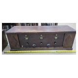 Antique Wooden Radio 30"w