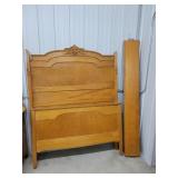 Vintage Blond Full Size Headboard Set