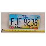 2012 Ohio License Plate - Metal