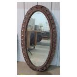 Antique Oval Mirror 26x48