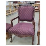Vintage Brandy Wine Design Armchair