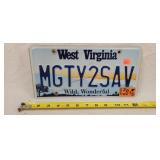 2013 West Virginia License Plate - Aluminum