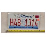 2016 Illinois License Plate - Aluminum