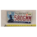 2015 Oklahoma License Plate - Aluminum