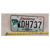 2012 Louisiana License Plate - Aluminum (200 Yrs)