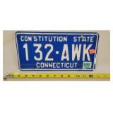 1983 Connecticut License Plate - Aluminum