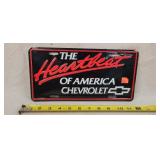 Chevrolet License Plate - Aluminum