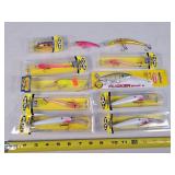 11 Fishing Lures 3" - 6"