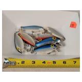 7 Fishing Lures 3" to 4"