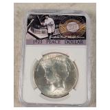 1923 Silver Peace Dollar