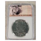 1924 Silver Peace Dollar