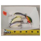 4 Fishing Lures 2" to 4"