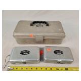3- Umco Aluminum Tackle Boxes