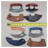 4- Damascus Steel Meat / Vege. Choppers