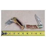Husky Razor Knife & Ozark Trail Pocket Knife