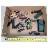 Box of Misc Pocket Knives