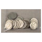 25- Silver Roosevelt Dimes