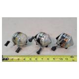 3- Zebco 33 Fishing Reels