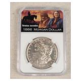 1886 Morgan Silver Dollar