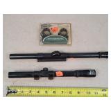 2- .22 Rifle Scopes & Weaver 1" Scope Mounts