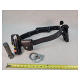 Original Police Belt, Handcuffs, Light, Holster