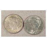 1924 & 1925 Silver Peace Dollars
