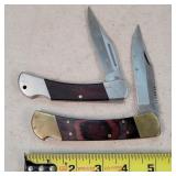 2- Folding Pocket Knives 4.5" & 5"