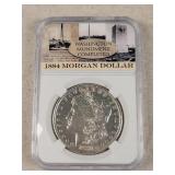 1884 Morgan Silver Dollar