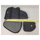 3- Soft Hand Gun Cases 17", 12", & 8"