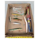 11 Fishing Lures 4" to 8"