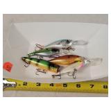 5- Fishing Lures 3" to 4"