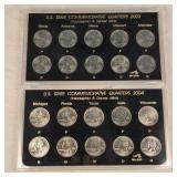 2003 & 2004 US State Comm. Quarter Sets