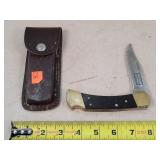 Buck Folding 5" Champion Knife & Sheath