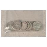 10- Silver Washington Quarters