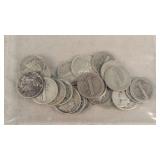25- Silver Mercury Dimes