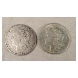1921 & 1921-S Morgan Silver Dollars