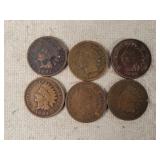 6- 1901-1907 Indian Head Cents