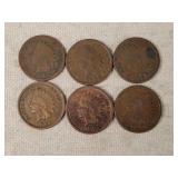 6- 1900-1907 Indian Head Cents